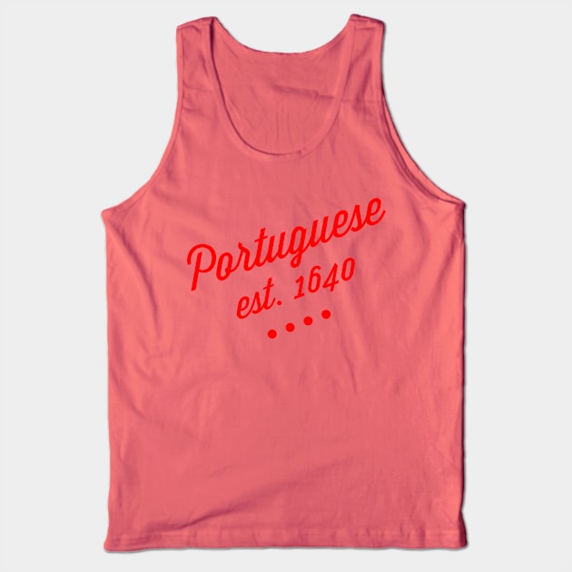 Portuguese Tank Top by MessageOnApparel